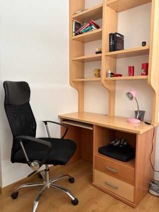 Mueble de estudio madera y metal