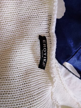 Abito crochet bianco