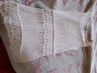 Abito crochet bianco