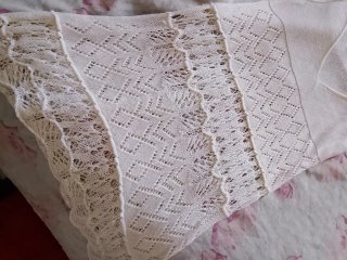 Abito crochet bianco