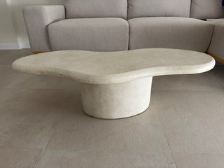 Mesa centro piedra Beliani CONZA 120x57 cm