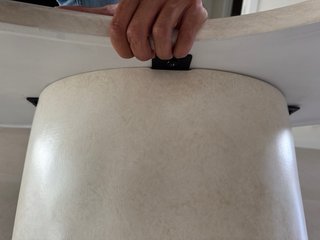 Mesa centro piedra Beliani CONZA 120x57 cm