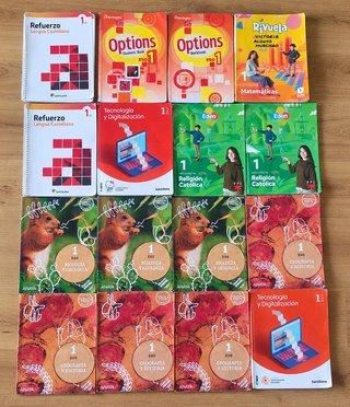 LIBROS 1 ESO COLEGIO VIRGEN BLANCA LEÓN. 10€/LIBRO