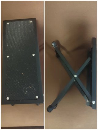 Reposapiés para guitarrista