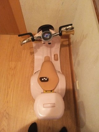 Moto eléctrica infantil rosa 2-5 años