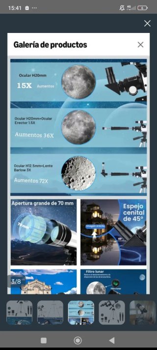 Telescopio para principiantes
