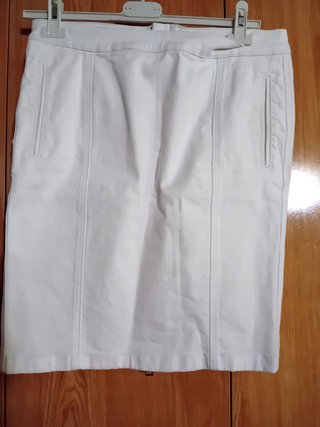 Falda vaquera blanca Pedro del Hierro