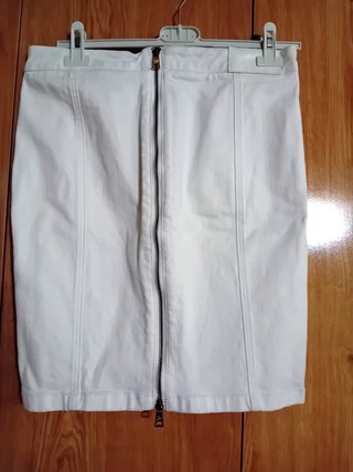 Falda vaquera blanca Pedro del Hierro