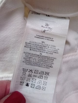 Falda vaquera blanca Pedro del Hierro