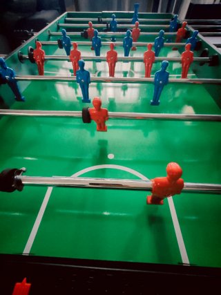 Mesa multijuegos futbolín