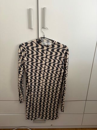 Vestido estilo 70s estampado