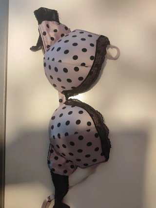 Sujetador push-up lunares