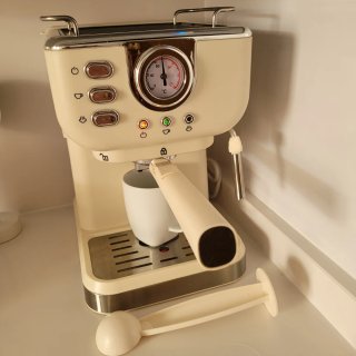 Cafetera Expreso Vintage Crema