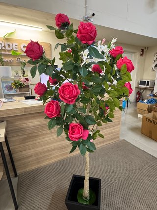 Planta Rosa Artificial 160cm