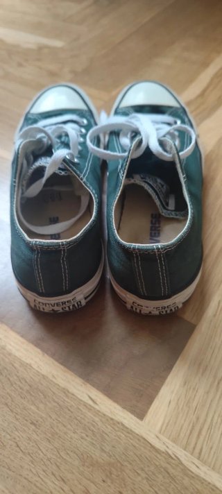 Converse All Star bajas verdes