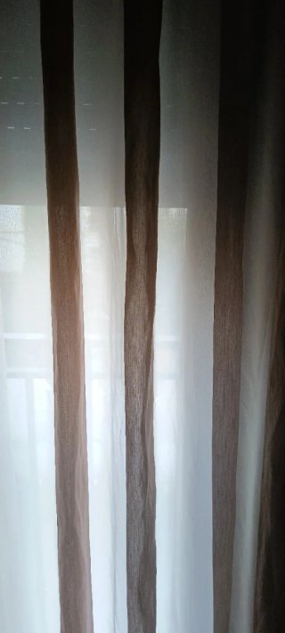 Tende per sala da pranzo beige e marrone
