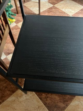 Estantería/Mesa Negra 3 Niveles