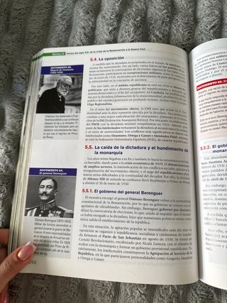 Historia de España, 2 Bachillerato
