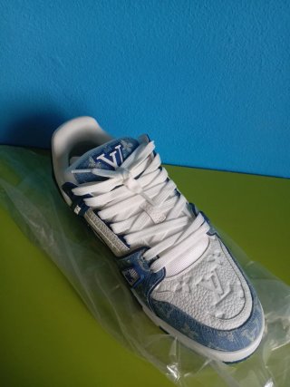 Louis Vuitton Sneakers Bianche e Blu