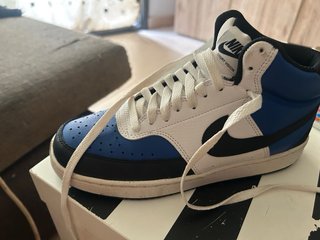 Deportivas Nike Court Vision Blancas y Azules
