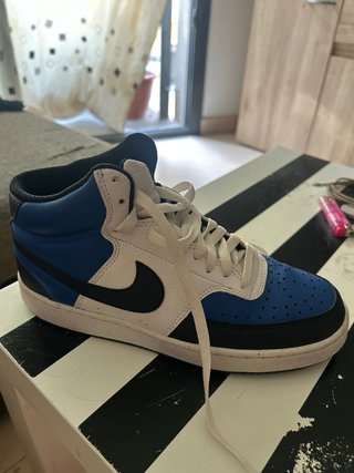 Deportivas Nike Court Vision Blancas y Azules