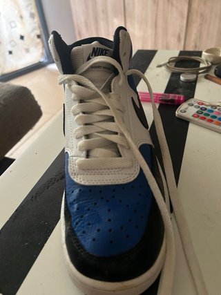 Deportivas Nike Court Vision Blancas y Azules