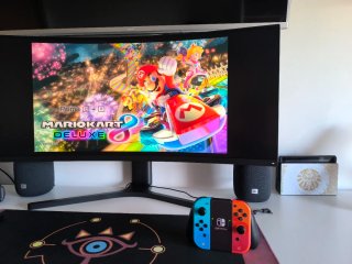 Nintendo Switch V2 Personalização Zelda Conjunto