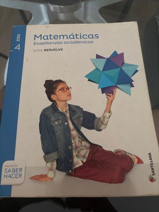 Matemáticas enseñanzas académicas: 4o ESO