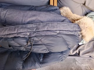Woolrich piumino uomo blu