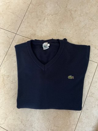Jersey Lacoste Azul V-Neck