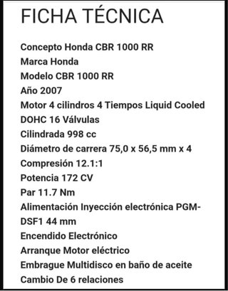 Honda CBR 1000 HRC