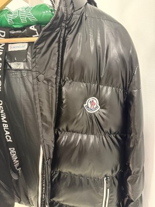 Chaqueta Moncler Negra Acolchada Talla L