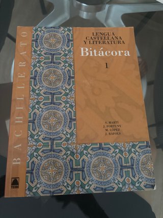 Bitácora 1. Lengua castellana y literatura 1. B...