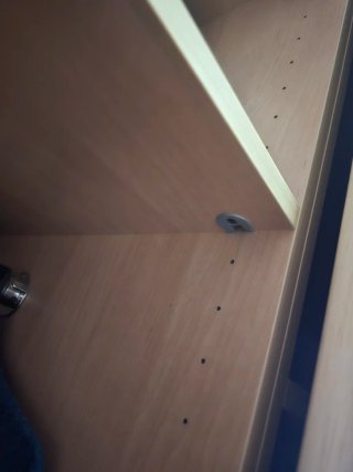 Armario puertas correderas madera y espejo