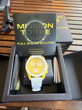 Omega x Swatch - full Solar Eclipse-