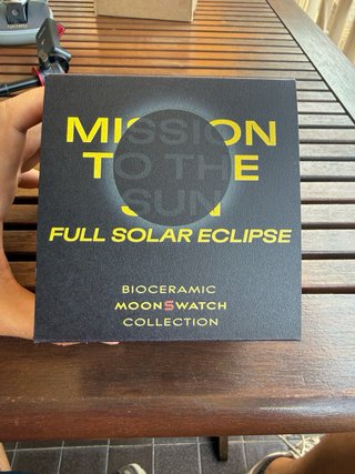 Omega x Swatch - full Solar Eclipse-