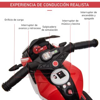 Moto Eléctrica Infantil 3 Ruedas SEMINUEVO