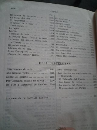 Libro antiguo,.SANTIAGO RUSIÑOL OBRES COMPLETES