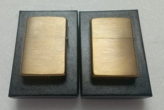2 Encendedores Zippo Jack Daniel's Insert Dorados