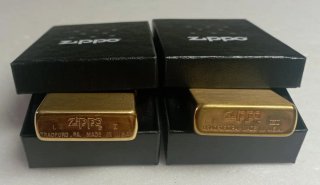 2 Encendedores Zippo Jack Daniel's Insert Dorados