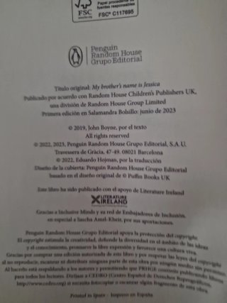 LIBRO DE JOHN BOYNE