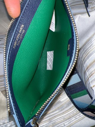 Bolso Purificación García Piel Azul Original