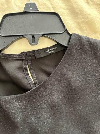 Blusa Piazza Italia negra S/M
