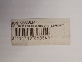 PS4 1TB Star Wars Battlefront Boxata