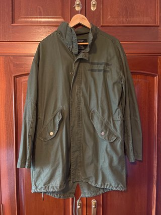 Parka verde talla M