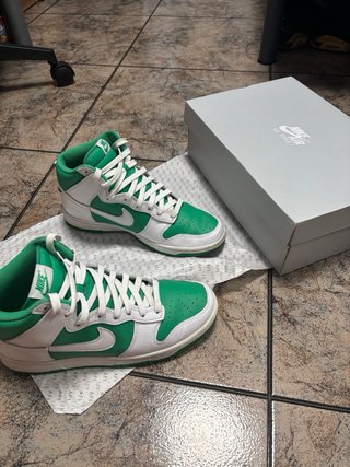Nike Dunk High Verdes y Blancas