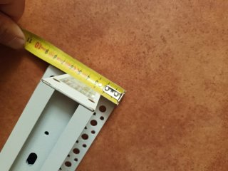 Perfil aluminio empotrable para instalación de luz