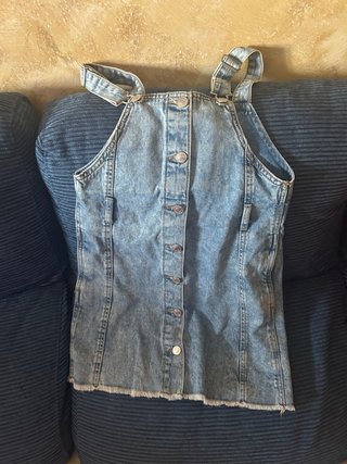 Vestido vaquero con botones talla 11-12