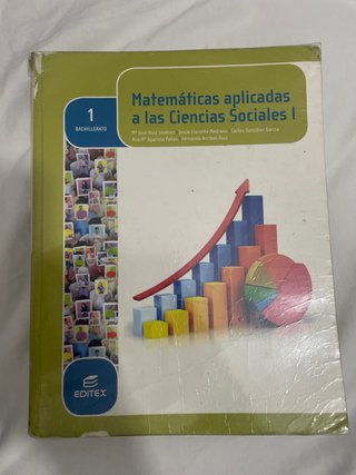 Matemáticas aplicadas a las Ciencias Sociales I...