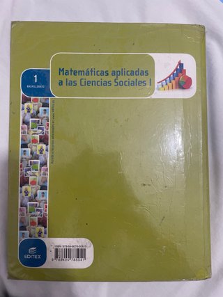 Matemáticas aplicadas a las Ciencias Sociales I...